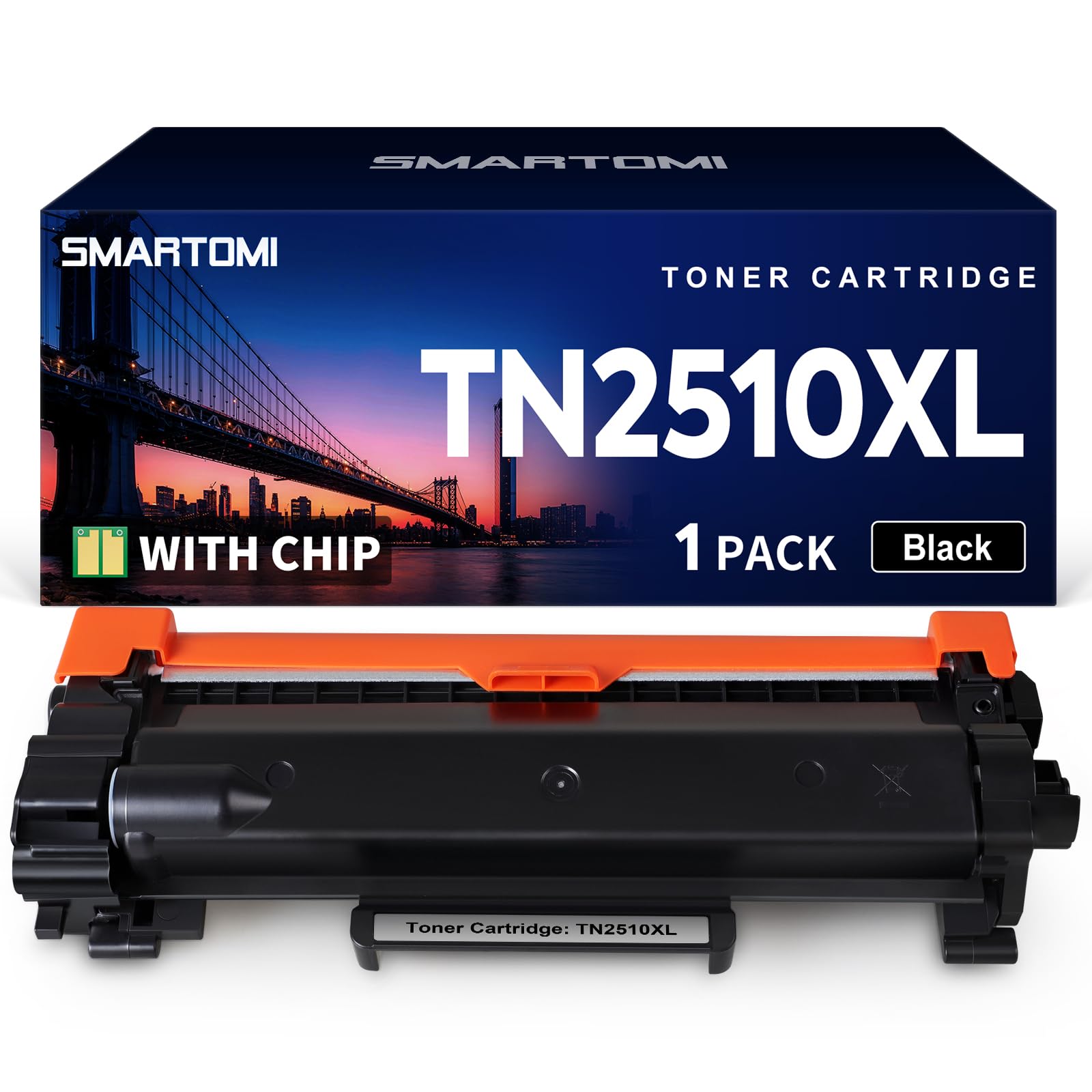 SMARTOMI TN2510XL Toner Compatibile per Toner Brother TN2510XL Alta Capacità, per DCP-L2627DW DCP-L2620DW MFC-L2860DW DCP-L2665DW DCP-L2660DW MFC-L2835DW MFC-L2827DW HL-L2400DW MFC-L2800DW (1 nero)