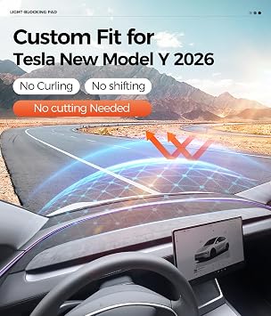 Dashboard Cover for Tesla Model Y Juniper & Center Console Organizer 5PCS