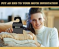 Vista 6 de MaxGuard Clothes Moth Traps (6+2 Free Traps) with Extra Strength Pheromones Non-Toxic Sticky Glue Trap for Closets and Carpet Moths No Mothballs