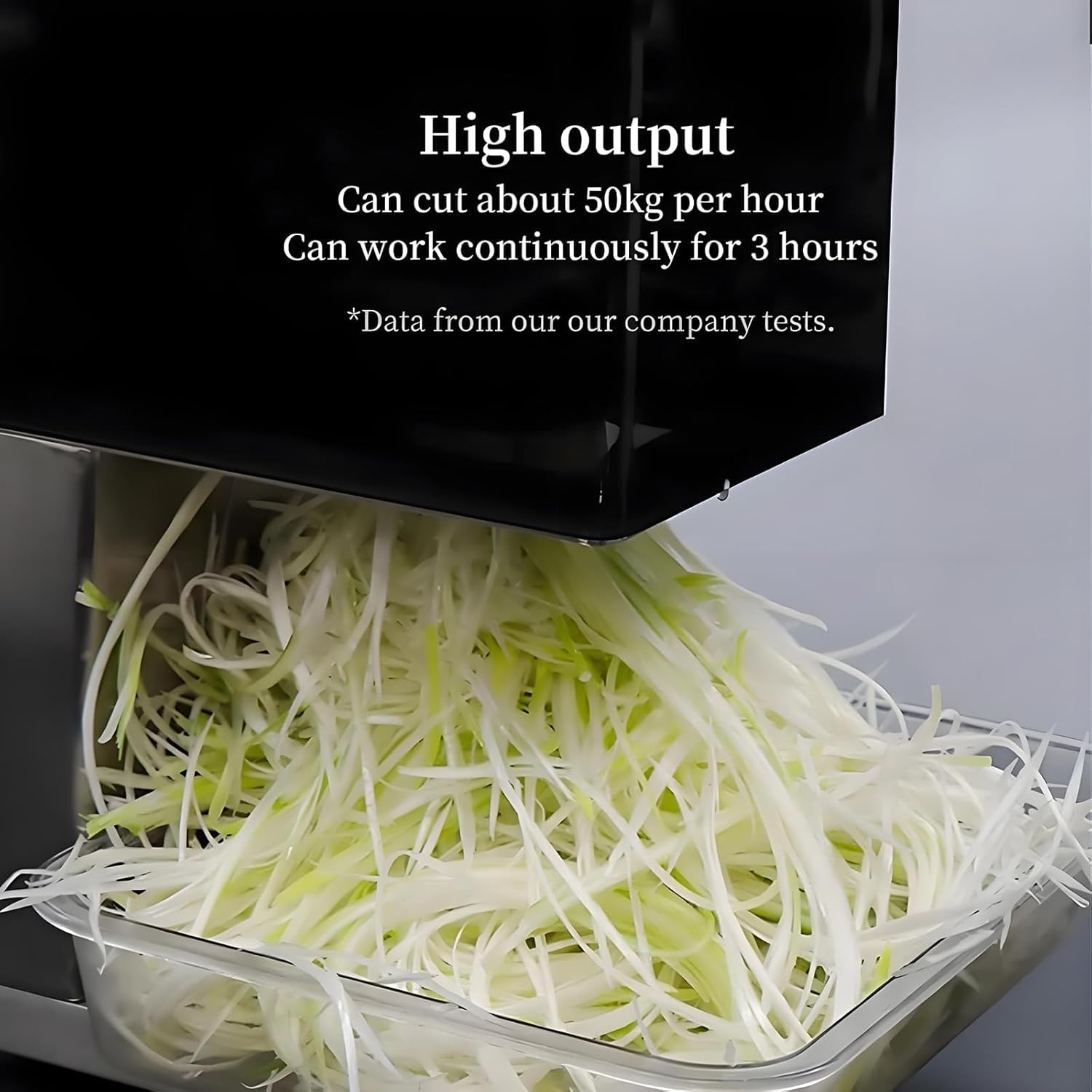 TYH Tagliacipolle Elettrico, Macchina Tritatutto Commerciale per Cipollotti, Affettatrice Automatica da Cucina, Tagliaverdure per Peperoni, Sedano E Prezzemolo, 3 Misure di Taglio