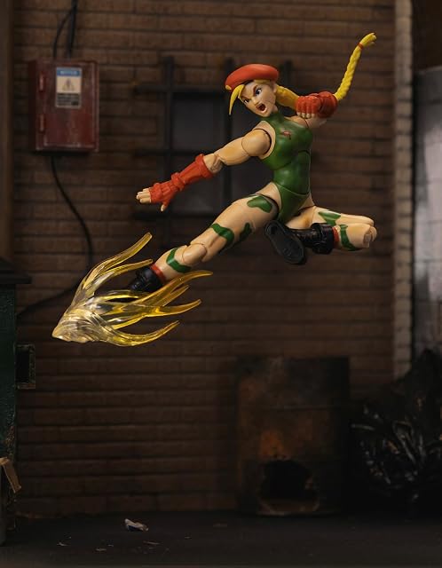 Foto 7 de 8 de Jada - Figura articulada del Personaje de Street Fighter Cammy de 15 cm. con Manos y Cabeza Intercambiables…