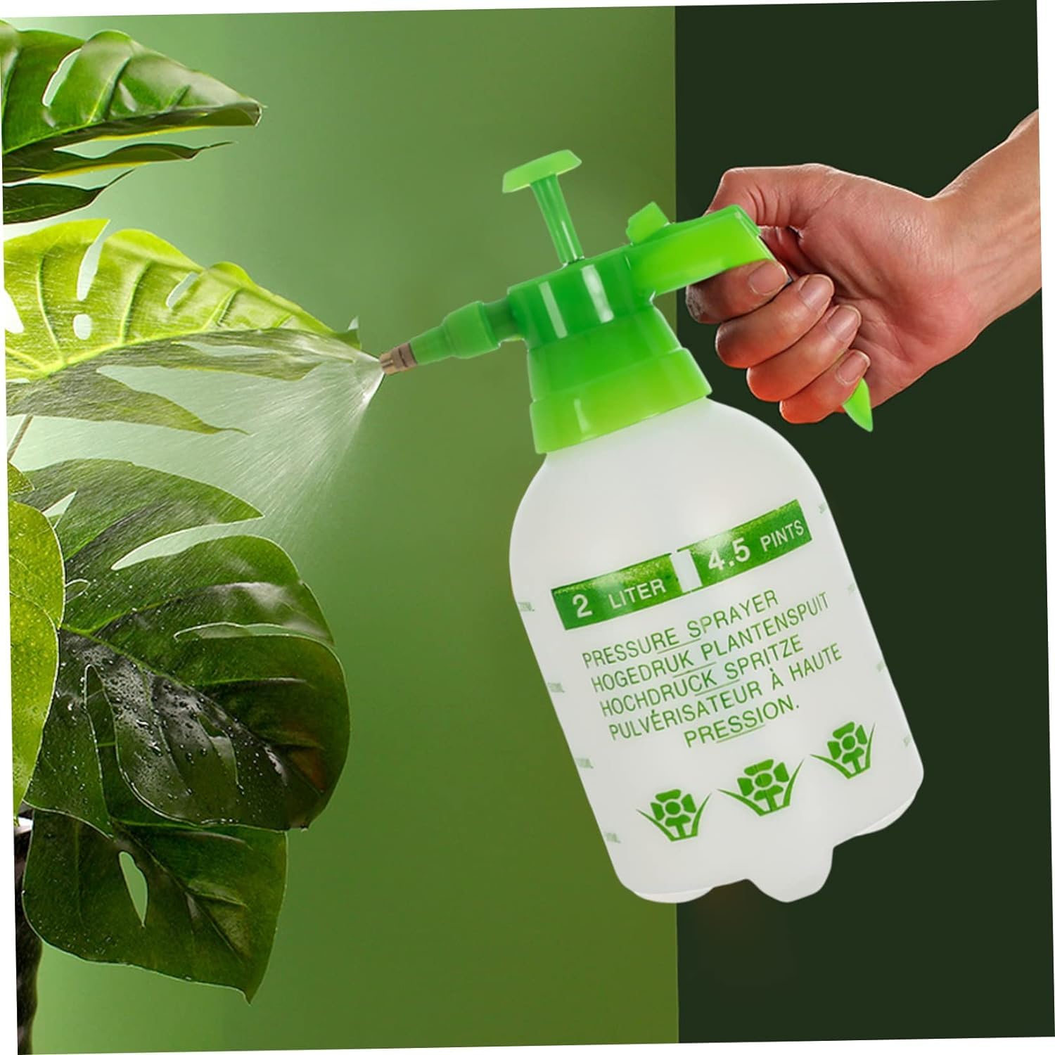 Bottiglia spray elettrica da 2 l, nebulizzatore portatile