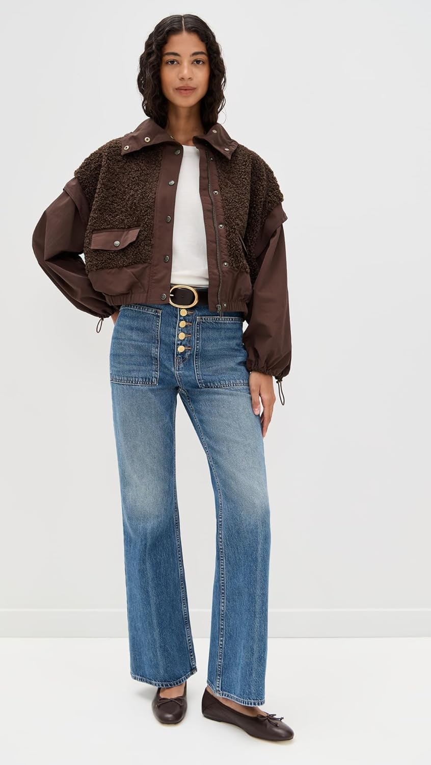 Ulla Johnson Women's Aidan Teddy Fleece Jacket - Image 3