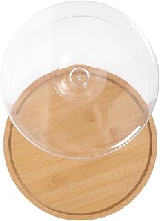 Butter Dish with Lid 28x28x9.1cm Cheese Keeper Snack Tray Small Pizza Storage Container for Refrigerator Kitchen Use