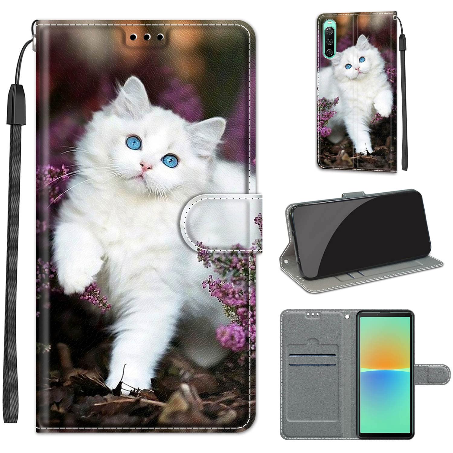 TOMYOU Cover per Sony Xperia 10 IV, Interno TPU Antiurto