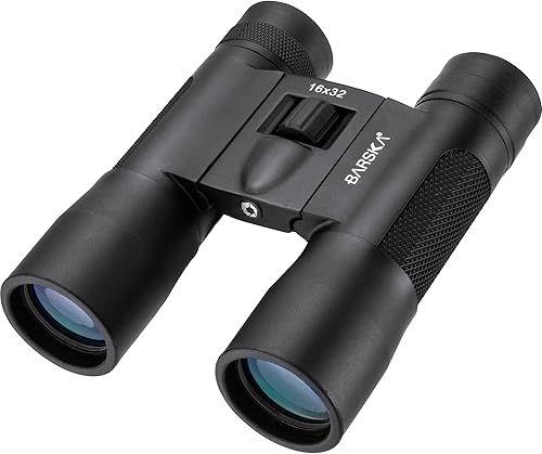 Vista 10 de Barska Lucid View - Binoculares compactos de 10 x 25 pulgadas, diseño plegable ligero con óptica totalmente recubierta y armadura de goma, ideal
