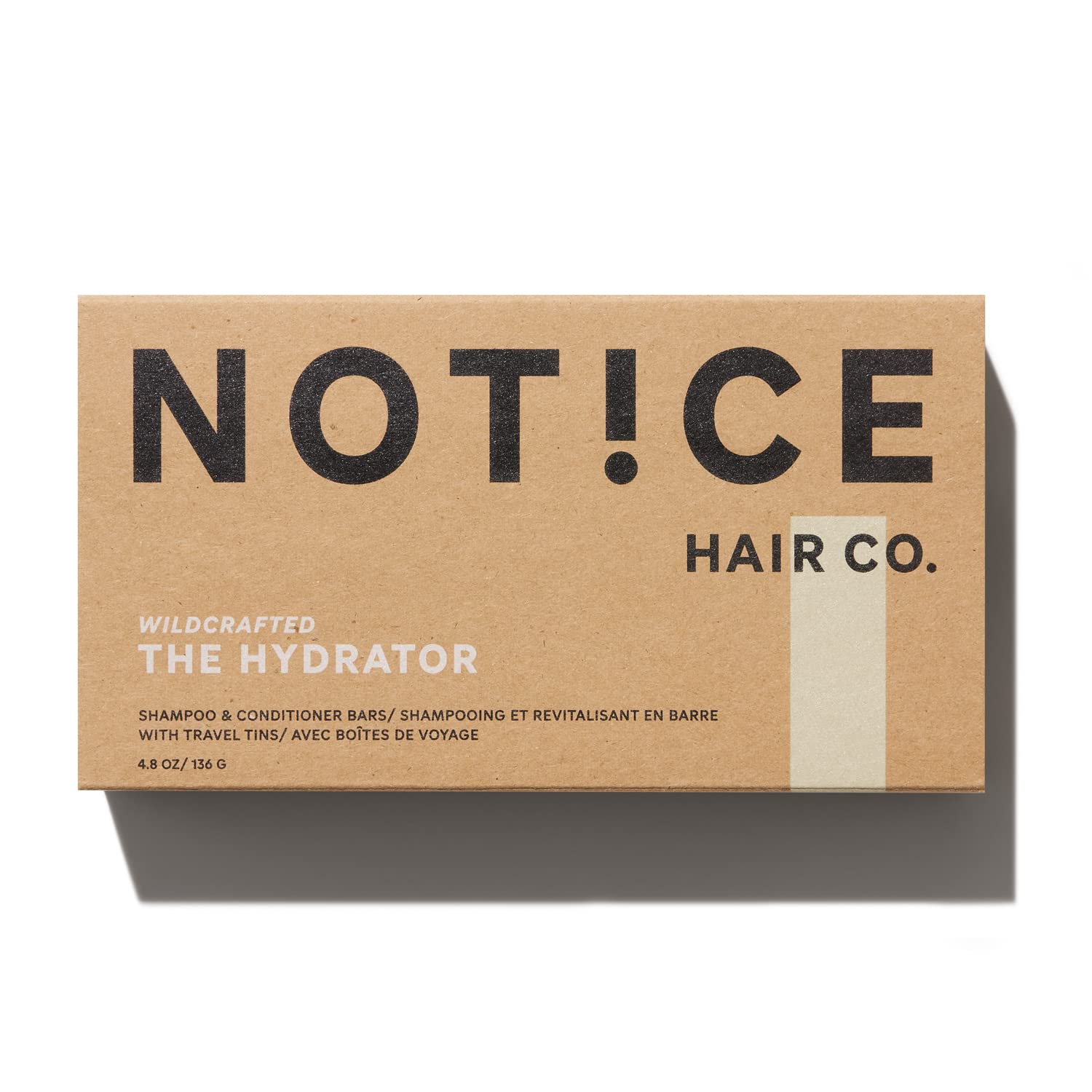 NOTICE Hair Co. The Hydrator Shampoo & Conditioner Bars - Travel Set - moisturizing | dry & curly hair