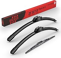 Vista 117 de BERG REGEN 22"+19" Limpiaparabrisas con juego de repuesto trasero de 10 pulgadas para Mazda CX-3 2016 2017 2018 2019 – Calidad genuina del OEM