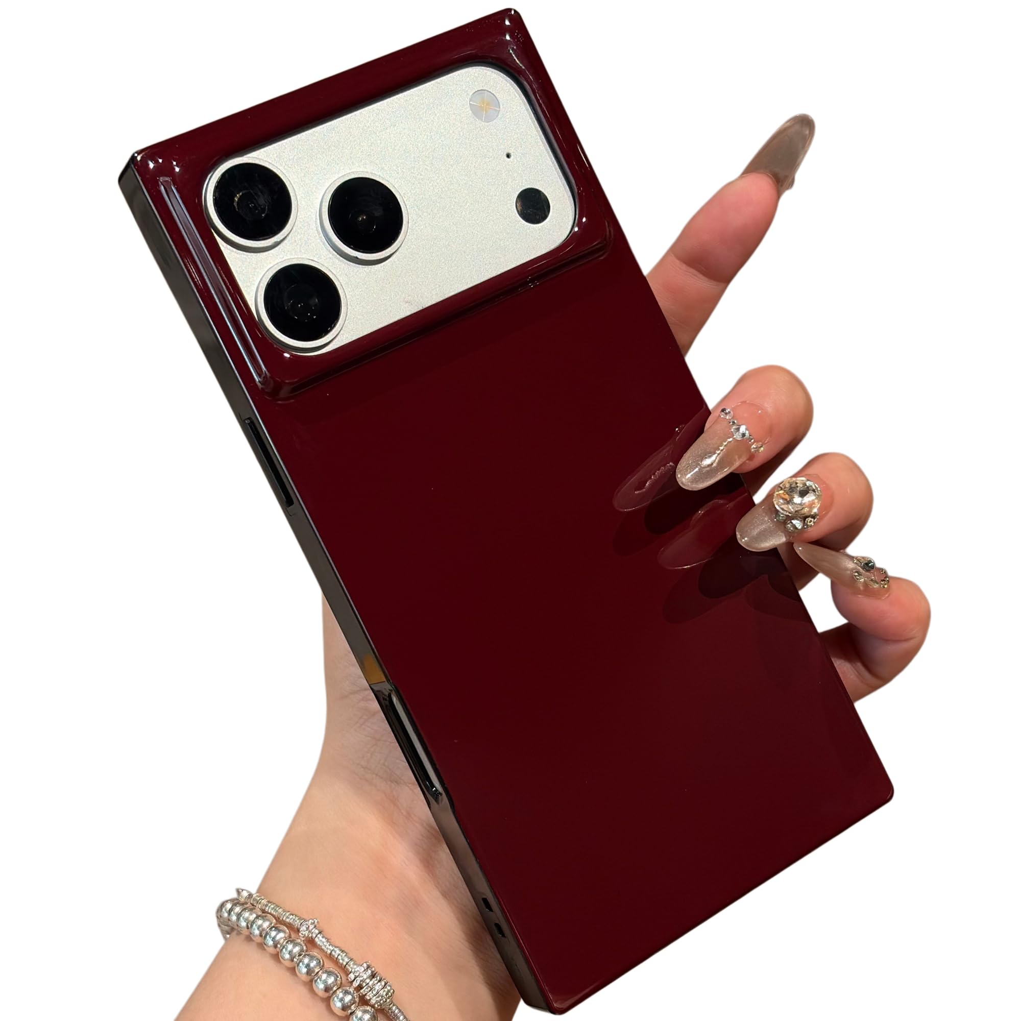Photo 1 of RoyMonkey iPhone 17 Pro Max Case, Burgundy