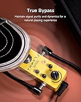 Vista 7 de FLAMMA FC11 - Pedal Auto Wah, pedal de efectos de guitarra con filtro de envolvente, True Bypass para guitarra y bajo
