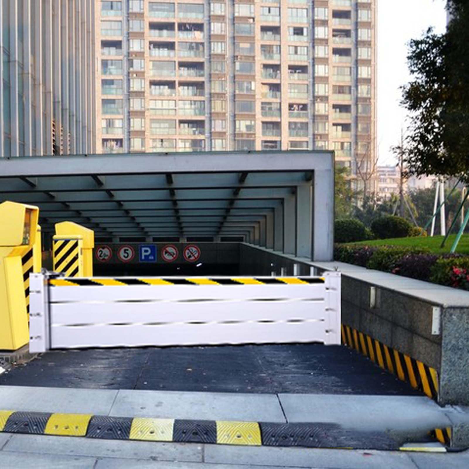 Barrière anti-inondation en aluminium amovible pour allée et maison