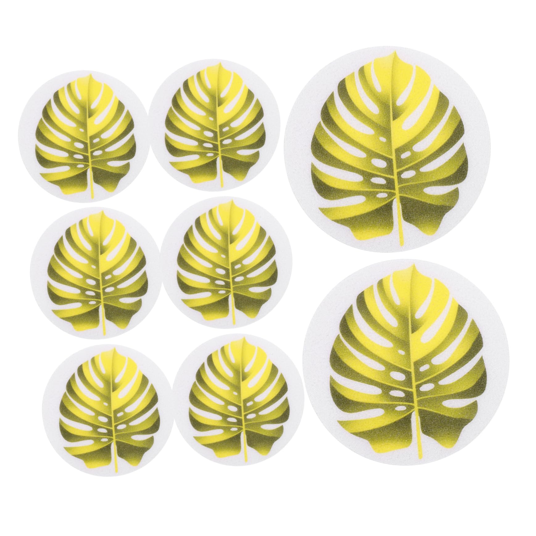 Alipis 1Set Lovely Leaf Slip Bathtub Stickers Bathroom Decals for Safety Non Skid Stickers for Showers Pools and Tubs