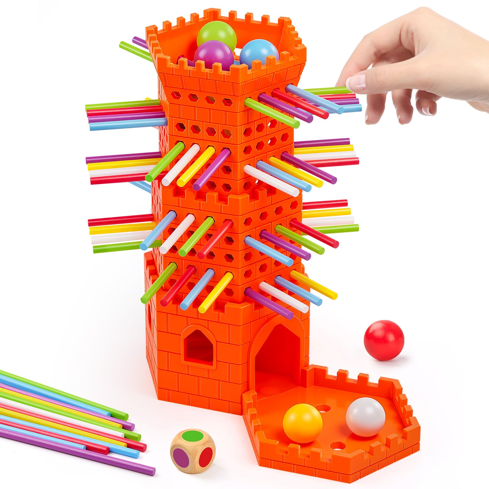 Montessori Game Kids Board Game, 3D Printed Fine Motor Skills Toy Aged 3-6