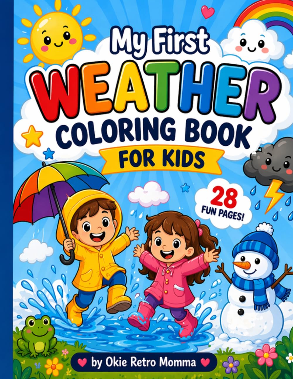 Weather Coloring Book for Kids: Fun Learning & Activity Pages