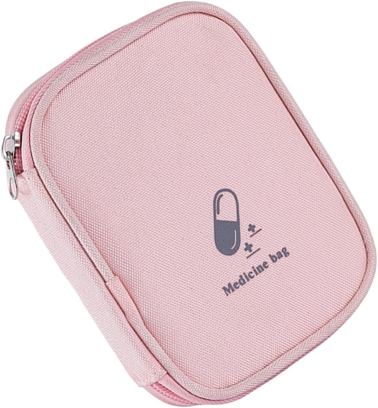 Travel Firsts Aid Bag Empty Medicine Storage Bag Empty With Multiple Compartment Small Firsts Aid Pouches With Zipper Handy Pills Pocket