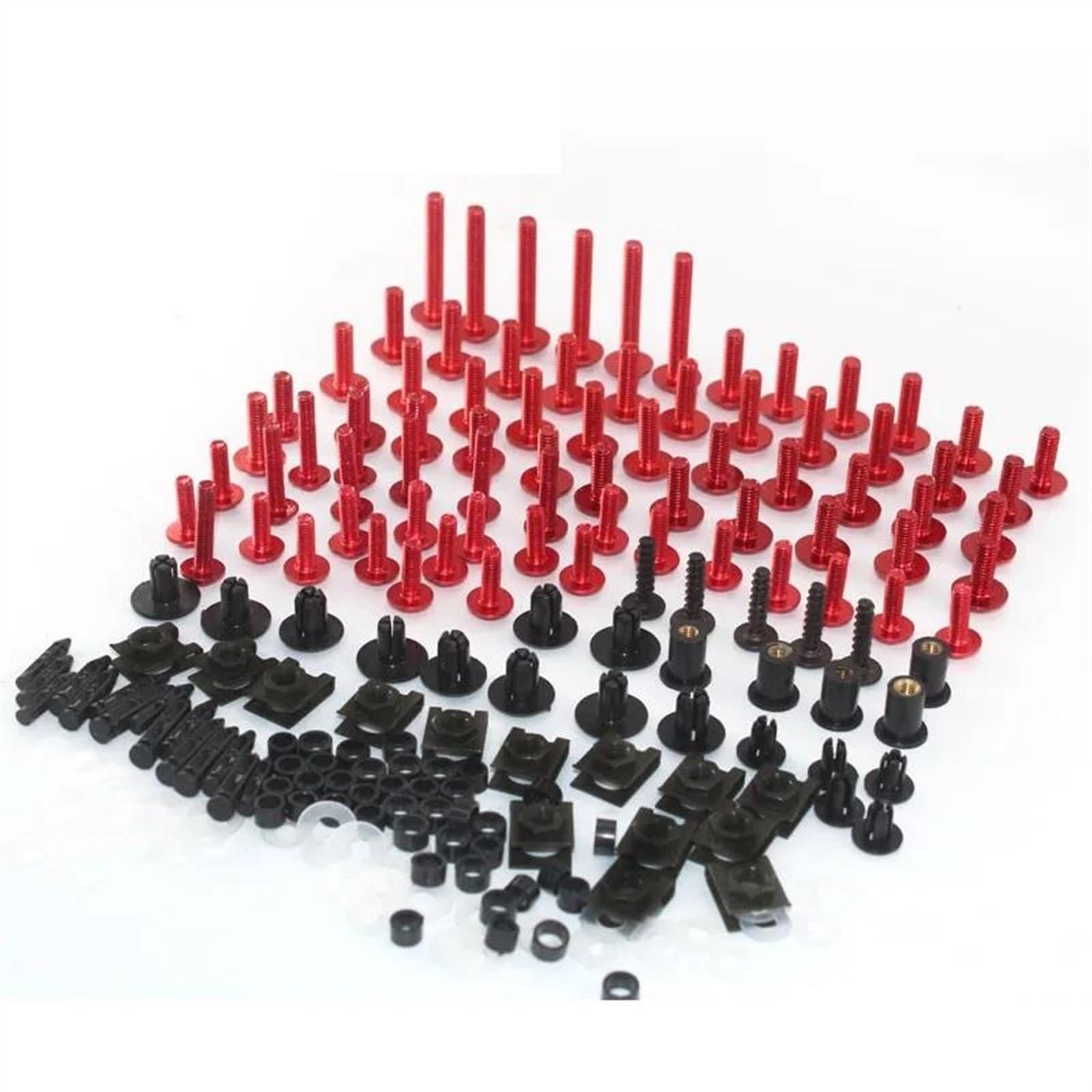 Motorcycle Custom Fairing Screw For SUZUKI GSXR GSX-R 600 750 1000 K5 K6 K7 K8 K9 K11 GSX-S750 GSX-S1000 GSR600 GSR750 CNC Alloy(Rosso)