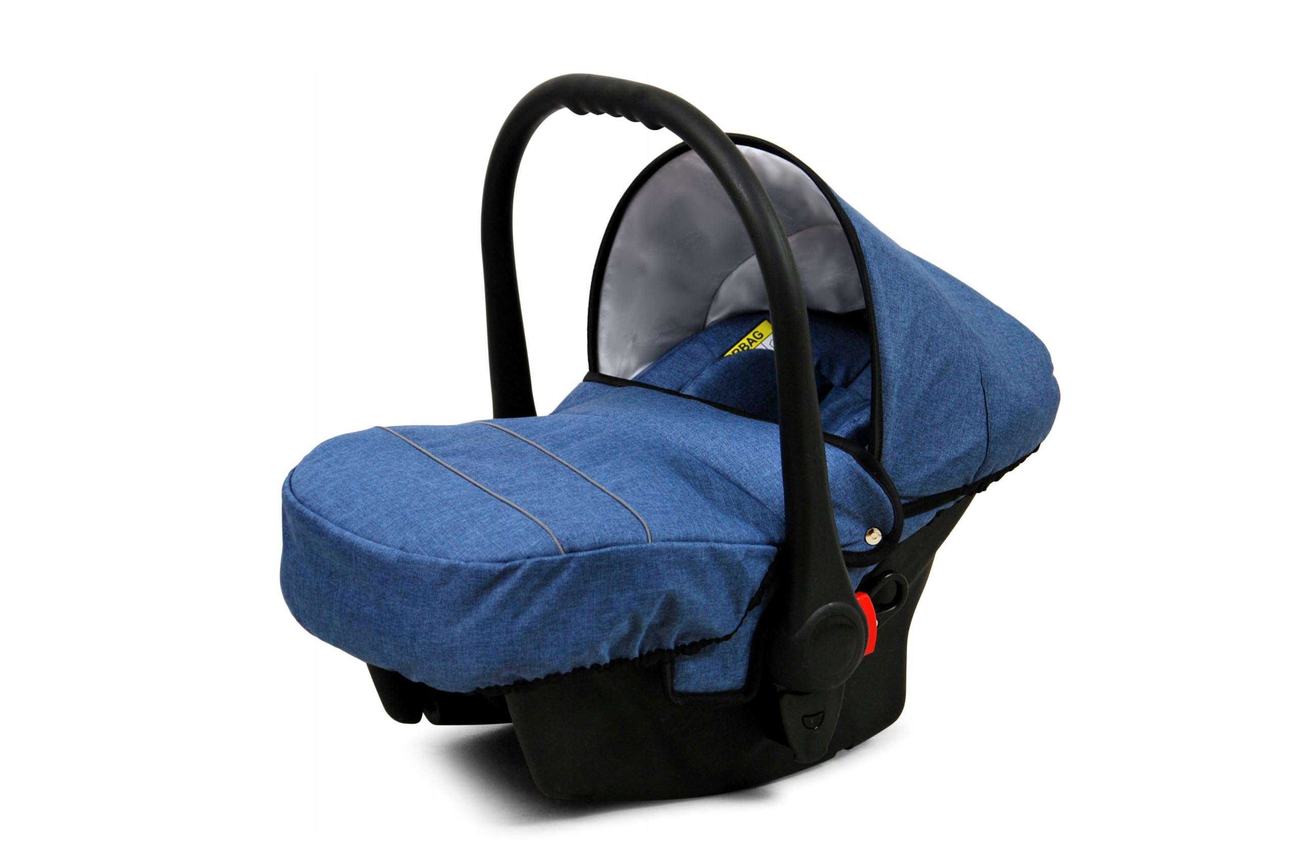 BabyLux® Wózek dziecięcy kompletny zestaw 4 w 1, Axel, w tym gondola dla niemowląt, wędka, fotelik samochodowy, podstawa ISOFIX, wózek dziecięcy, system kombinowany, z torbą do przewijania itp.