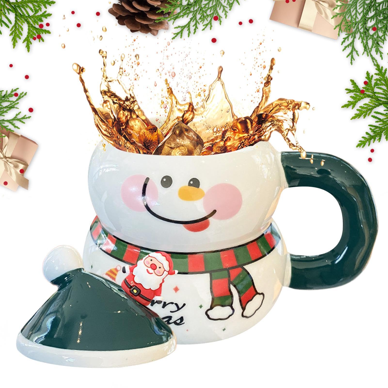 Taza navideña de cerámica para compartir momentos mágicos e inolvidables