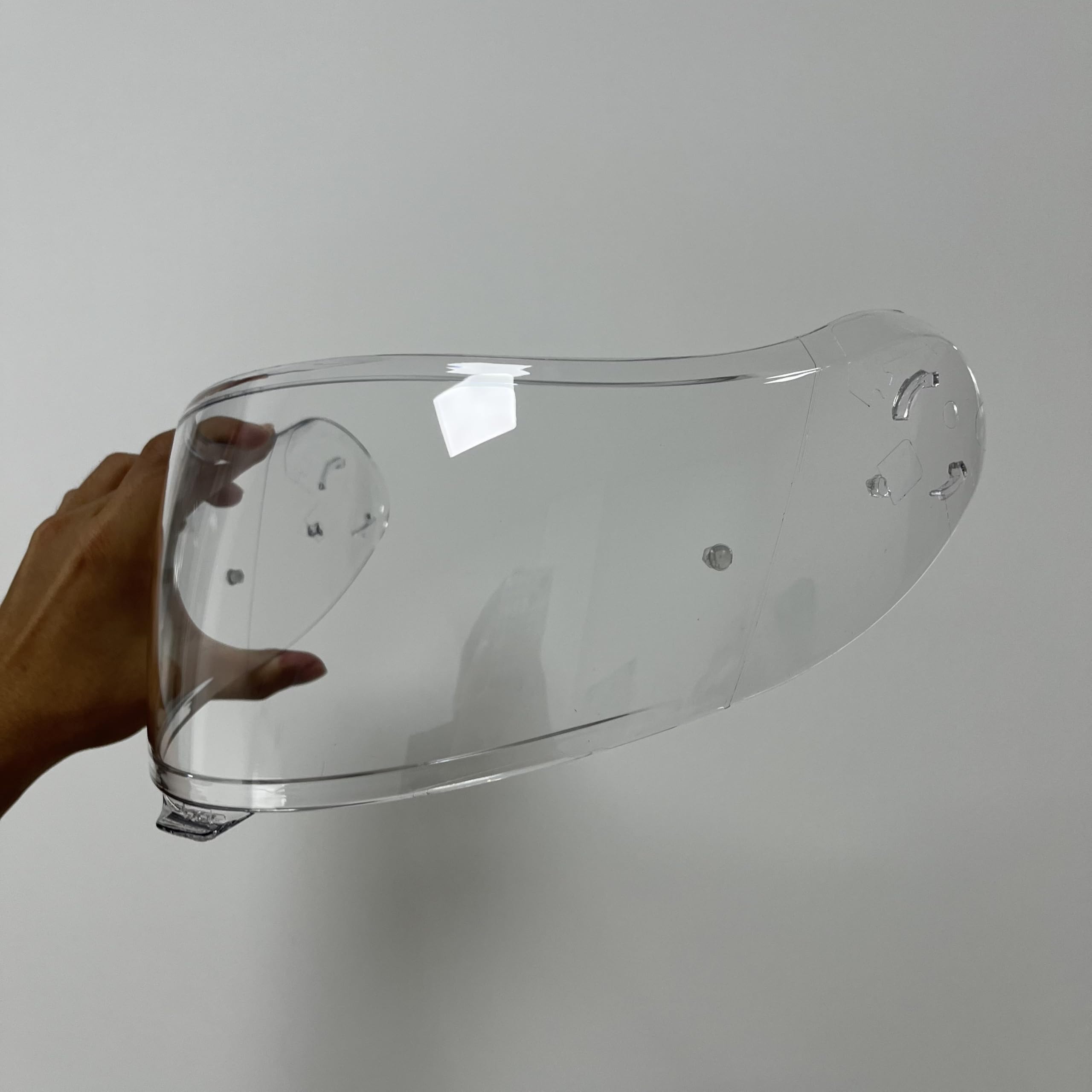 Moto Visière de rechange for casque Neotec 3. Protection UV for CNS-3C compatible avec (film antibuée)(Clear-day+night Use)