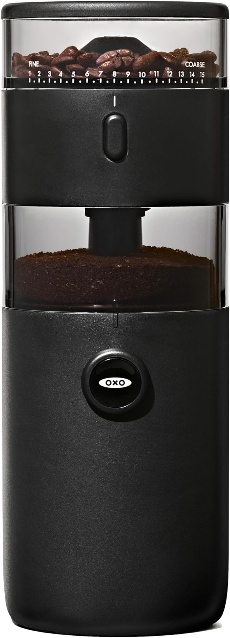 8720800 Compact Conical Burr Grinder, Plastic, Black