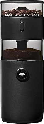 OXO Brew Compact Conical Burr Electric Coffee Bean Grinder - 50g Capacity | Countertop Coffee Grinder, Consistent Grind Si...