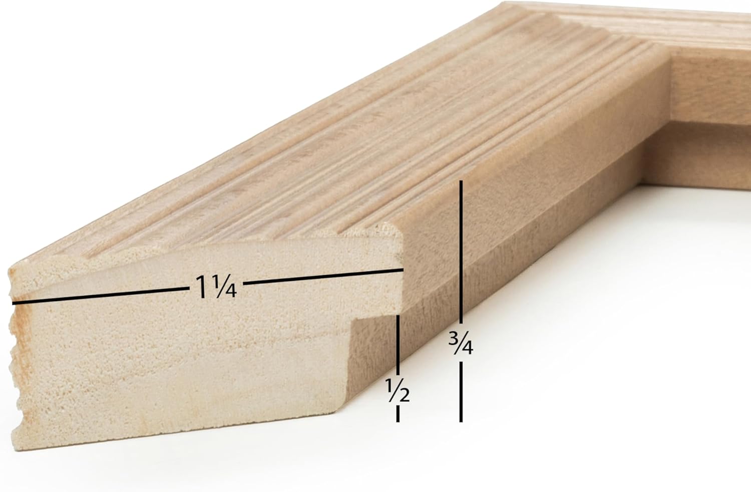 Frame USA 22x32 Picture Frame, Brown, Timber Series, Wall Hanging Frame with High Clarity Plexiglass