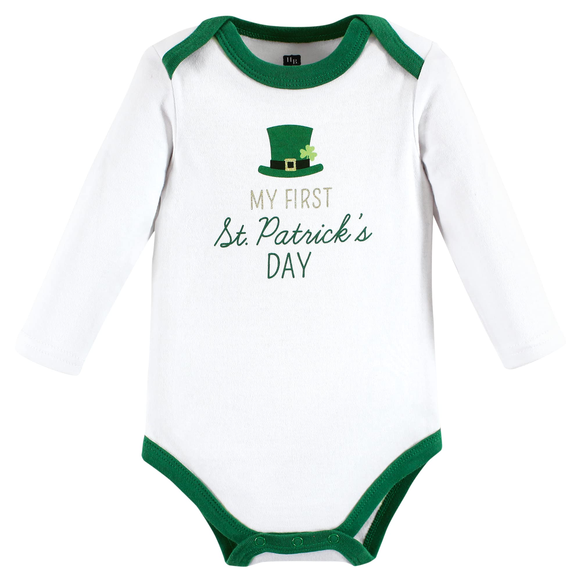 Hudson baby Cotton Long-Sleeve Bodysuits Set di Magliette per Bambino e Neonato Unisex-Bimbi