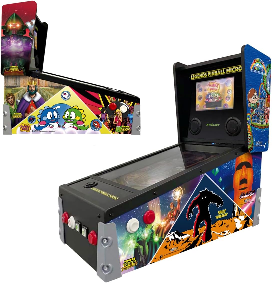 Amazon.com: Legends Pinball Micro, Arcade Machine Console, Classic ...