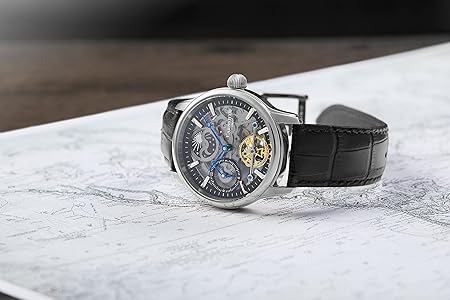 Amazon.com: Thomas Earnshaw Men's 42mm Longitude Shadow