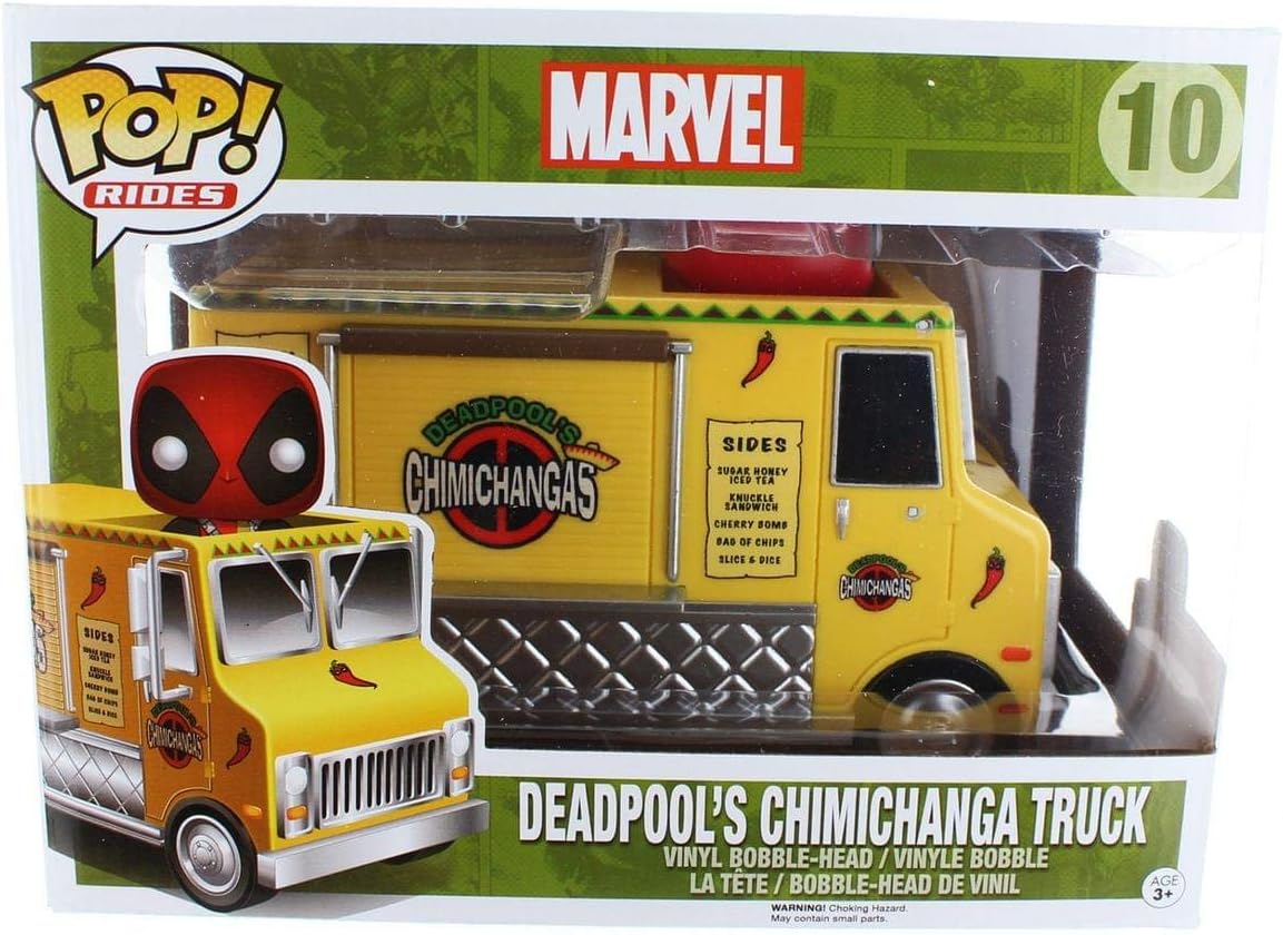 Funko Pop Rides: Deadpool's Chimichanga Truck Action Figure