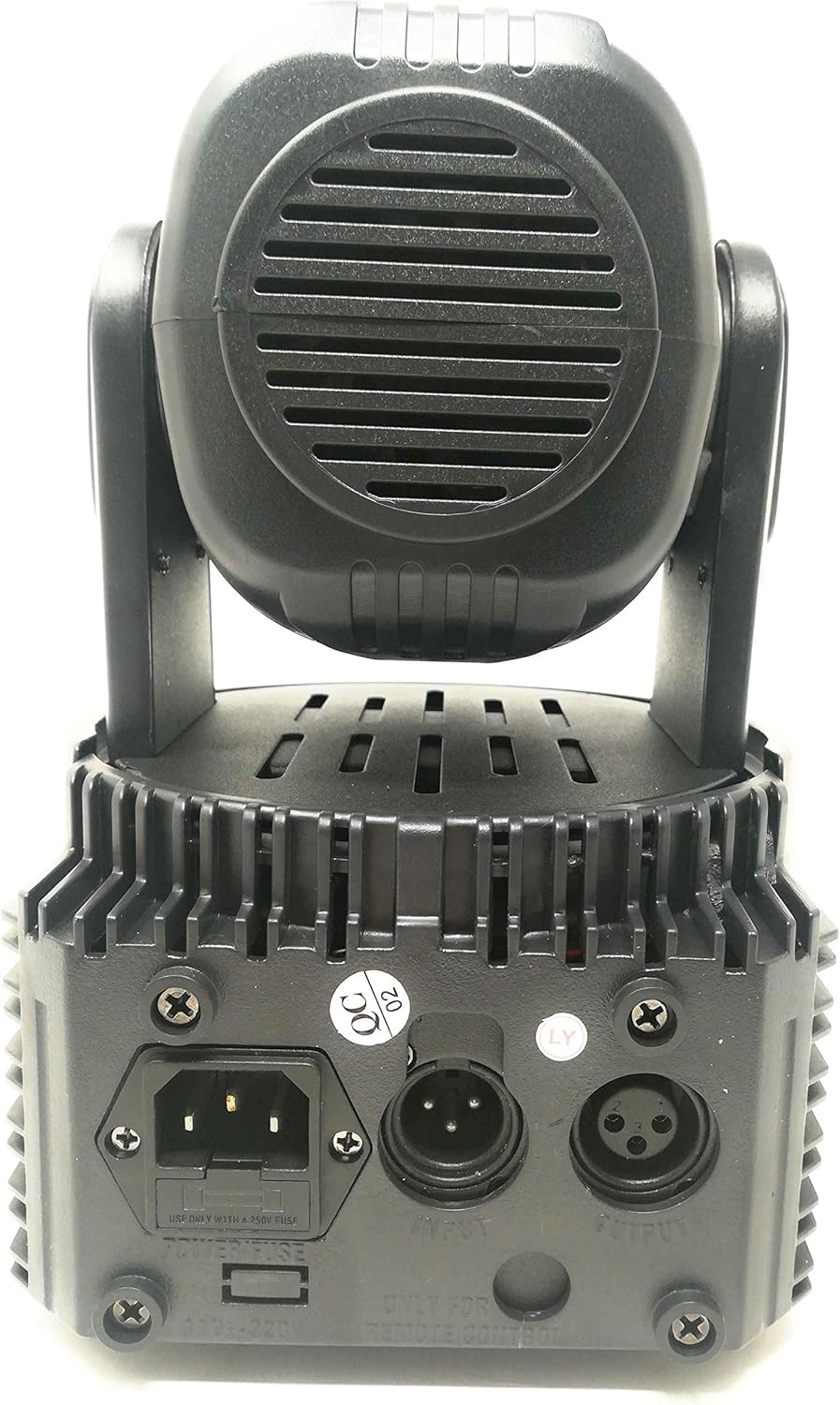 PROIETTORE LED RGB TESTA ROTANTE MOBILE EFFETTI DISCO 7 LED 10W