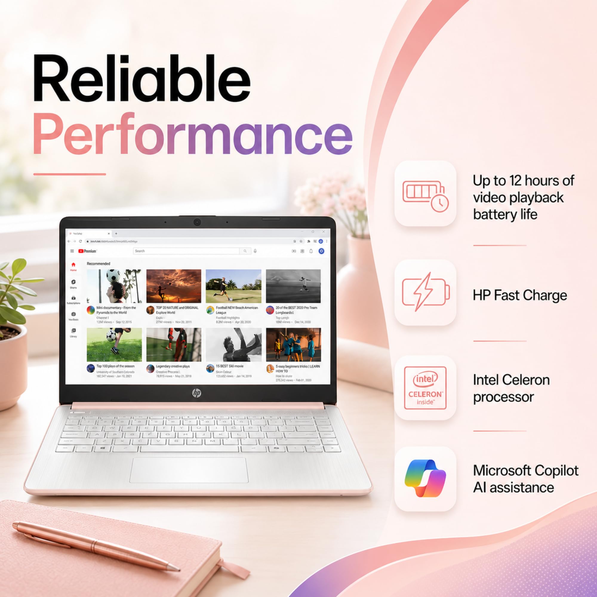 Amazon.com: HP Business Laptop, 8GB RAM, 128GB SSD, Intel