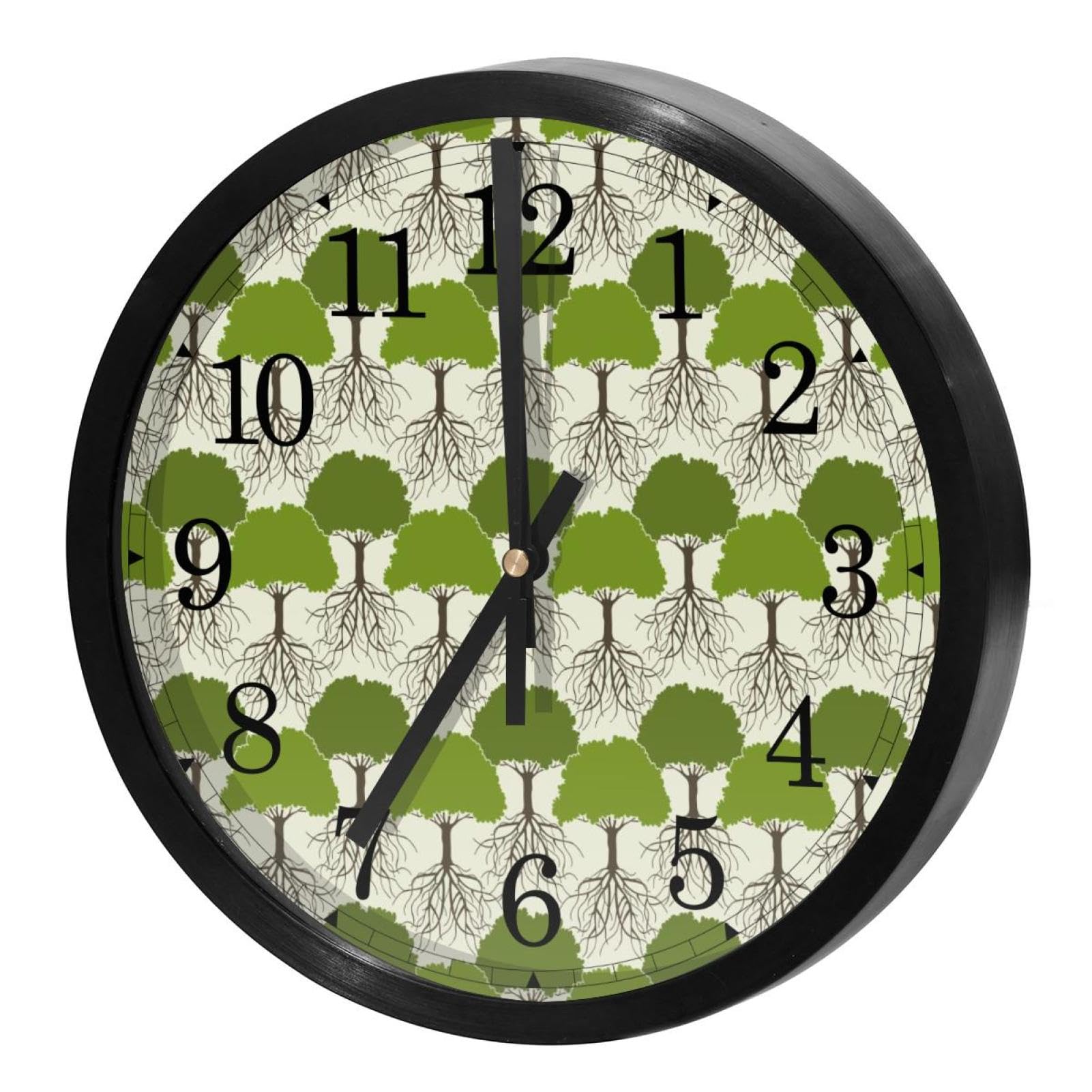 Horloge murale ronde arbre de vie pour décorer la cuisine familiale