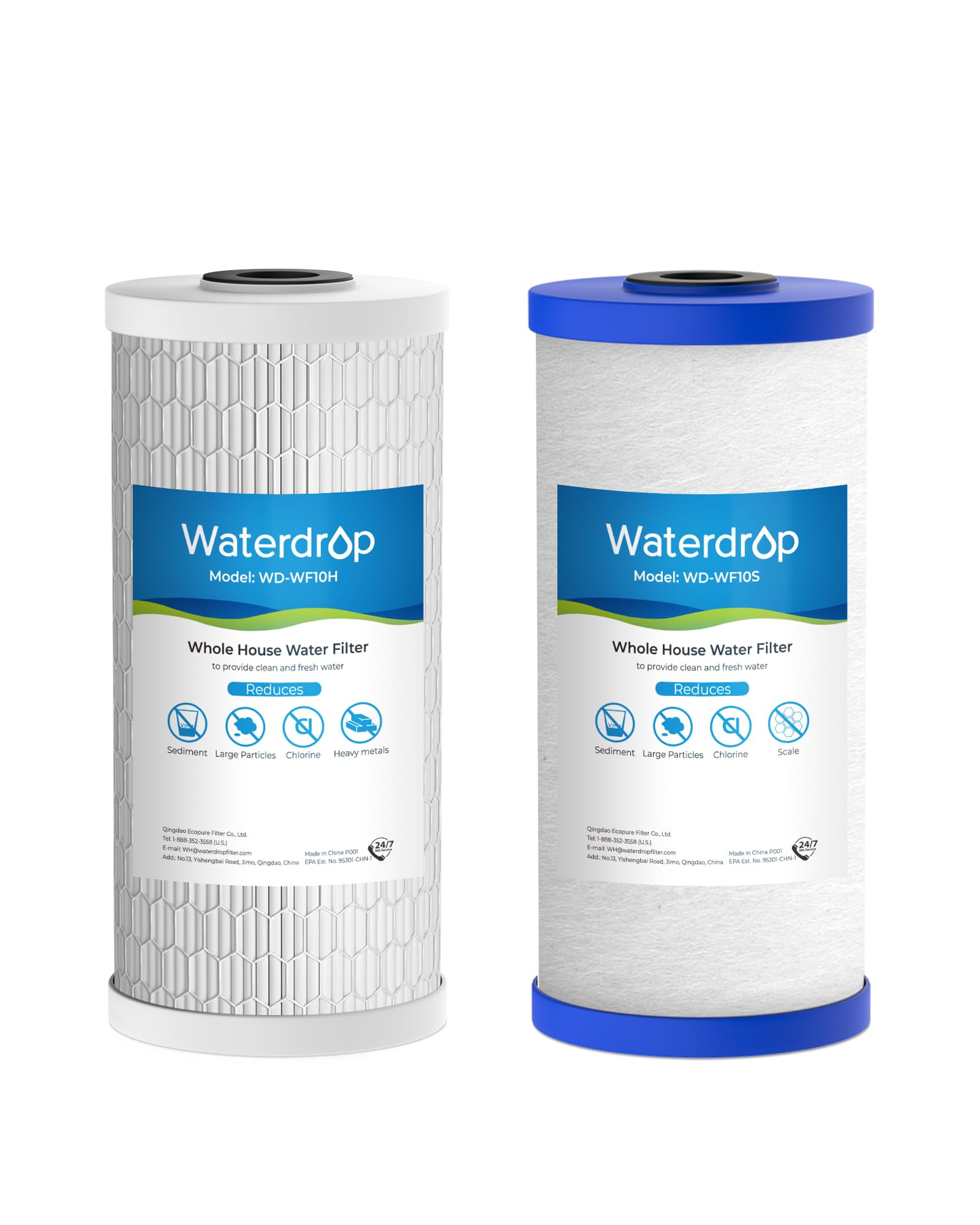 Waterdrop WF10SH Whole House Water Filter for WHF21-SH 10 x 4.5 System