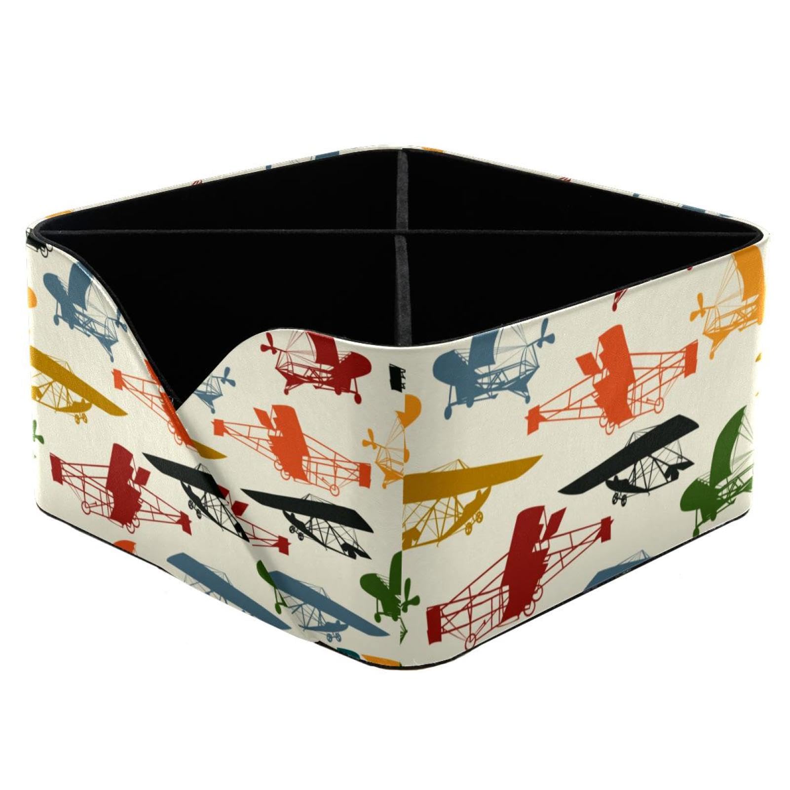 Organiseur de bureau vintage robuste avec porte-crayons et 4 zones de tri