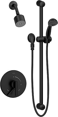 Symmons S3508BMB15TRM Cuarto de baño-Fixture-Hardware-Partes, negro mate