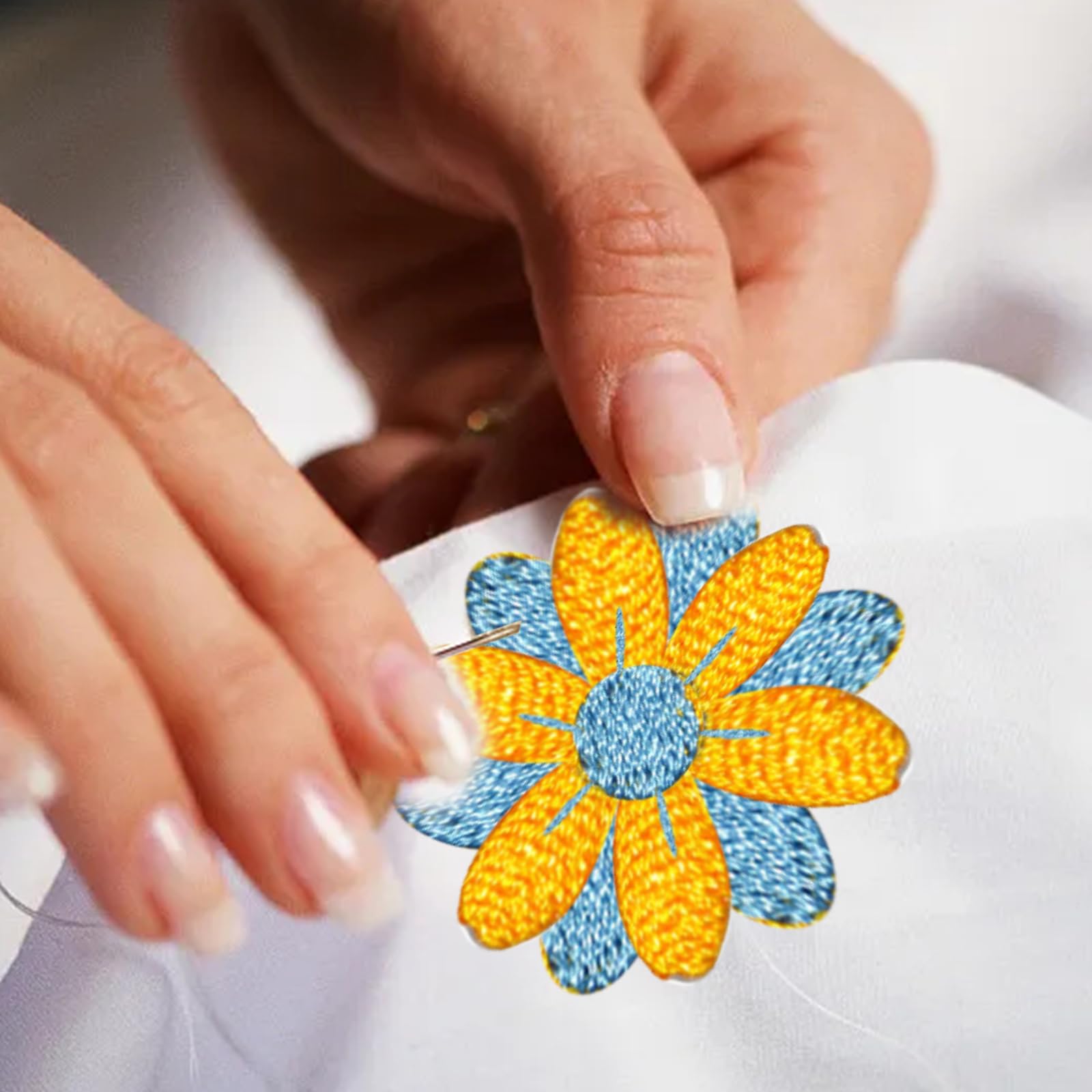 FUGLUS Stickvorlagen Set - 118 Wasserlösliche Motive Für Stickerei DIY