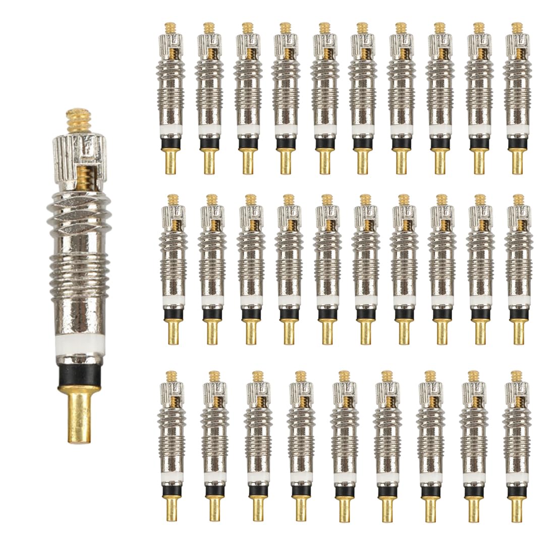 30 Pezzi Valvola Nucleo Valvole Presta Valvole Universale Nucleo Valvola Pneumatico per Tubeless Road Bike, Valvola della Bicicletta, Nucleo Valvola Per Pneumatici Valvola Tubeless Mtb