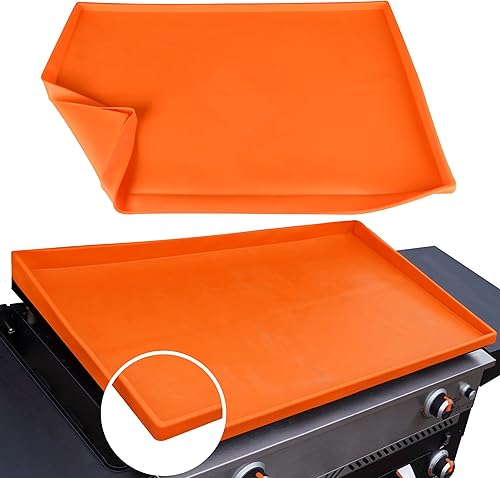 Alfombrilla de silicona de 28 pulgadas para Blackstone, resistente a la intemperie, protege de roedores, insectos y óxido, ideal para cocinar al