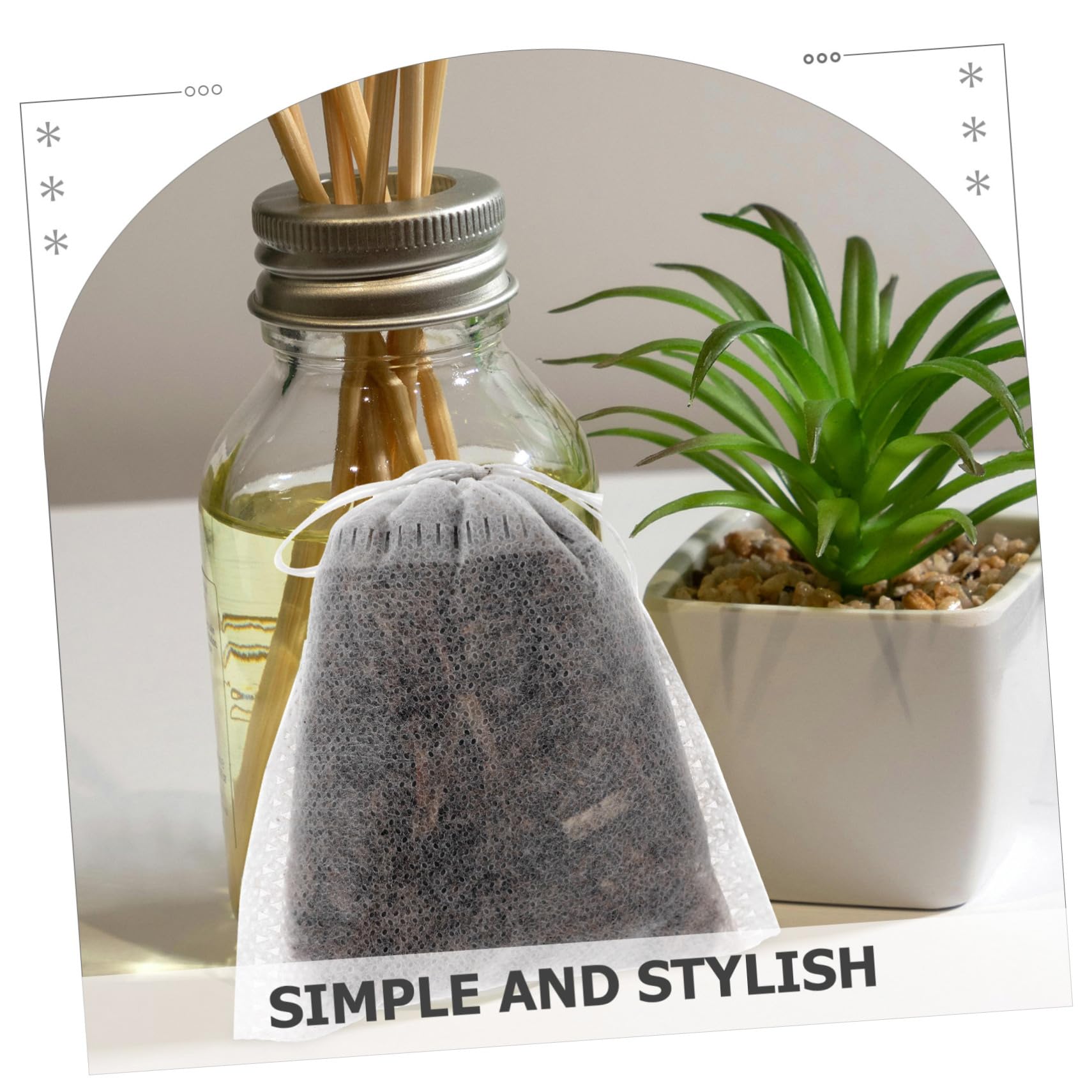 FRCOLOR 40pezzi Sachets Profumati Erbe Aromatiche Per e Auto Sacchetti Per Spazi Per e Relax