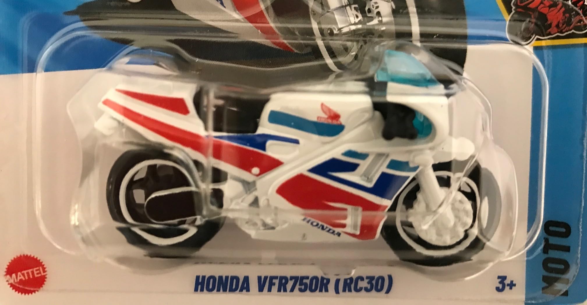 Hot Wheels Honda VFR750R (RC30) [White Motorcycle] Moto 4/5, 224