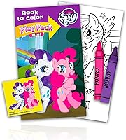 Vista 4 de M L P My Little Pony - Libro para colorear y actividades con 3 libros MLP con juegos, rompecabezas, actividades y calcomanías (paquete de fiesta) My