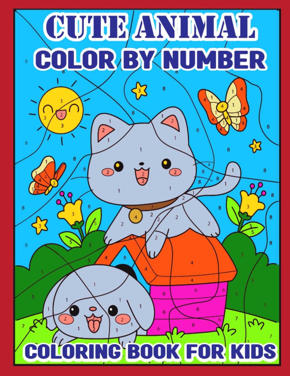 Coloriage magique chiffres animaux pour canaliser l'énergie des enfants sans écran