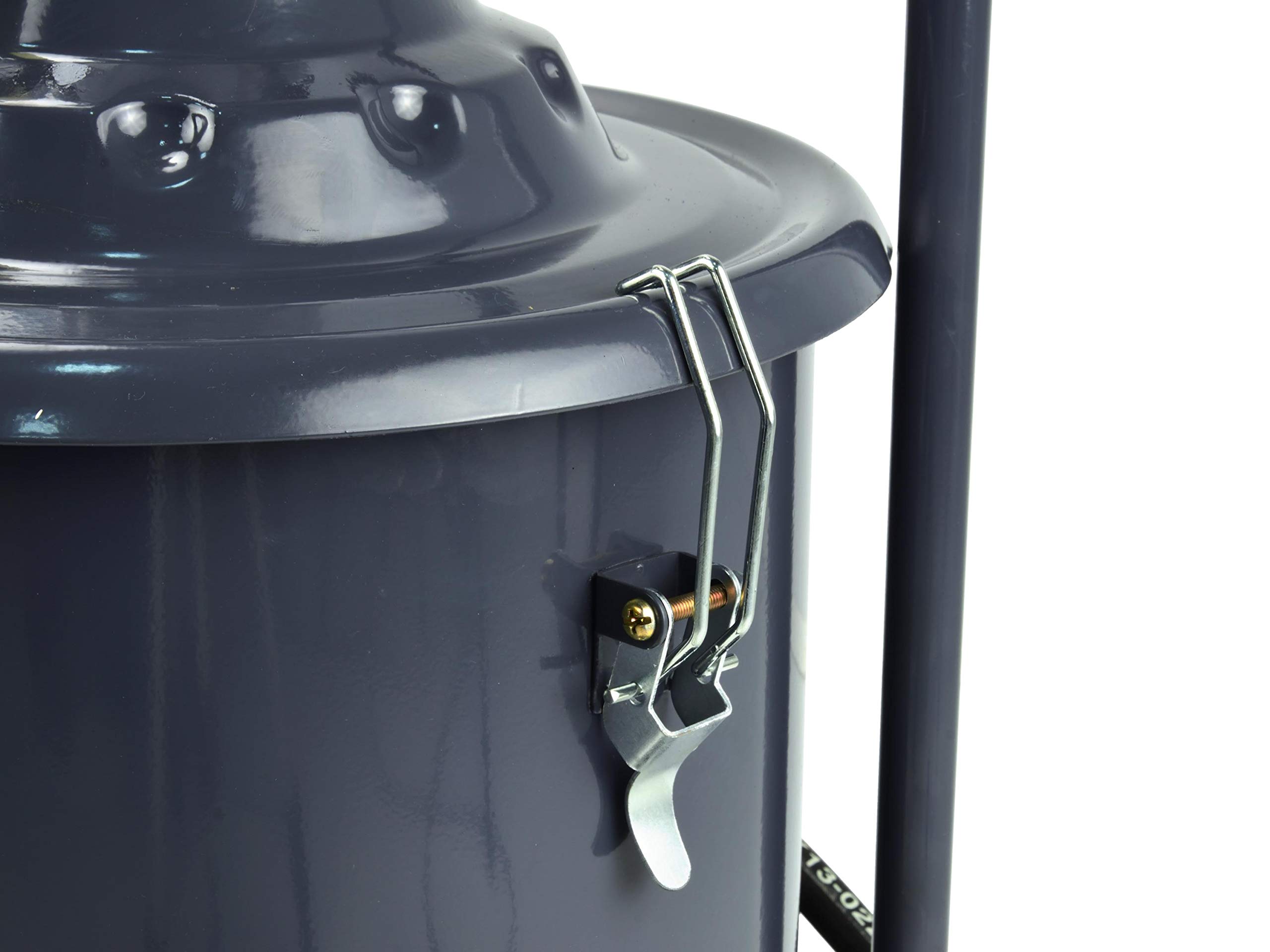 BSD Pompa a Grasso - Ingrassatrice ad Aria Compressa, Pompa Ingrassaggio, Ingrassatore a Barile, Ingrassatore Pneumatico - 20L - Tubo 4m