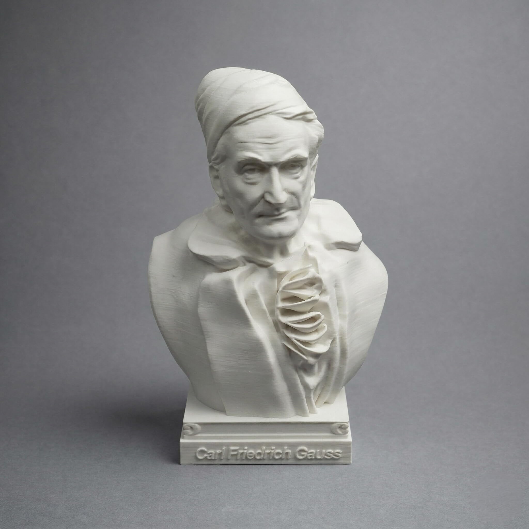 Otdlle Carl Friedrich Gauss Mathematician Statue Gift Euclid Gauss Euler Poincaré Pythagoras Scientist Bust For School College Historical Figurine Head Sculpture Office Decor Table (, 4" Hx2.5 Wx2 D)