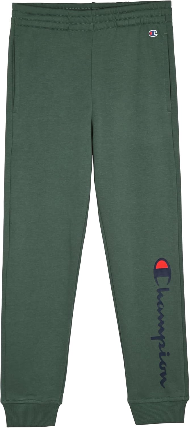 Champion Boys' Jogger Set 3 Piece Clothing Set With Graphic Tee Fleece Hoodie and Sweatpants