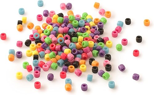 Miniatura 2 de Creatology - Cuentas de plástico para hacer joyas, dijes, llaveros, pulseras de la amistad y manualidades de 1 libra, 1 paquete