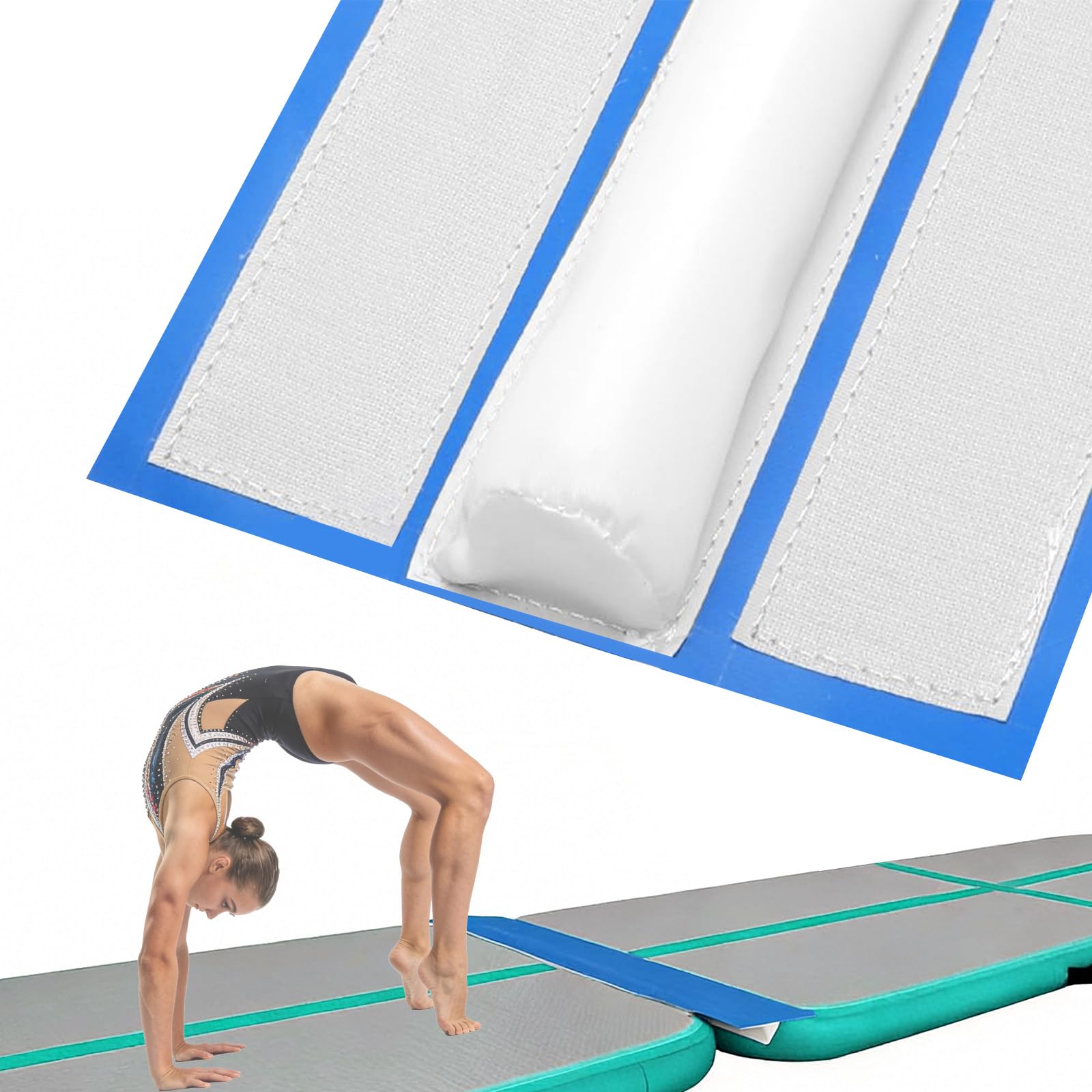 Nastro di collegamento Air Track da 1 metro per materassini gonfiabili, per ginnastica, yoga, campeggio, allenamento