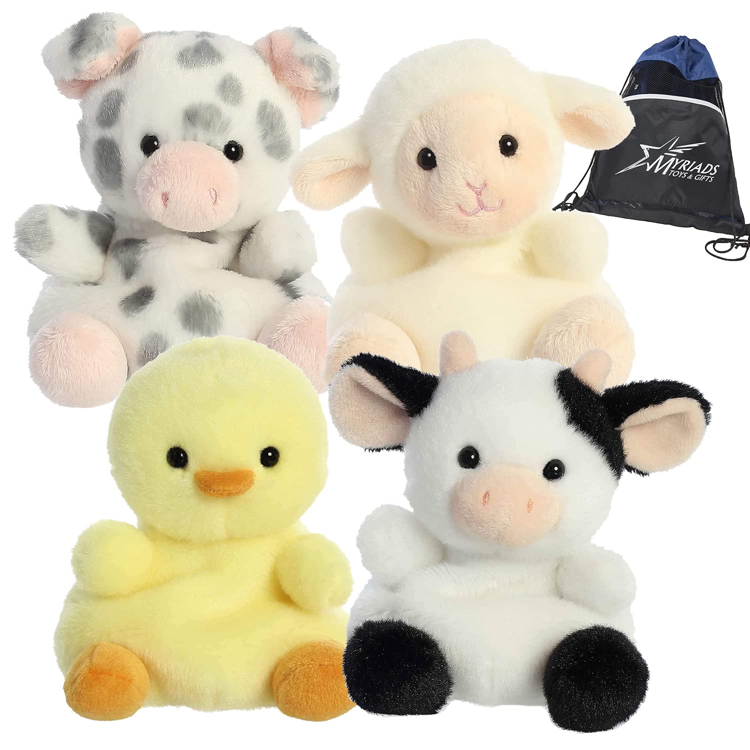 Amazon.co.jp: Aurora Palm Pals 5インチ ぬいぐるみ 4個セット