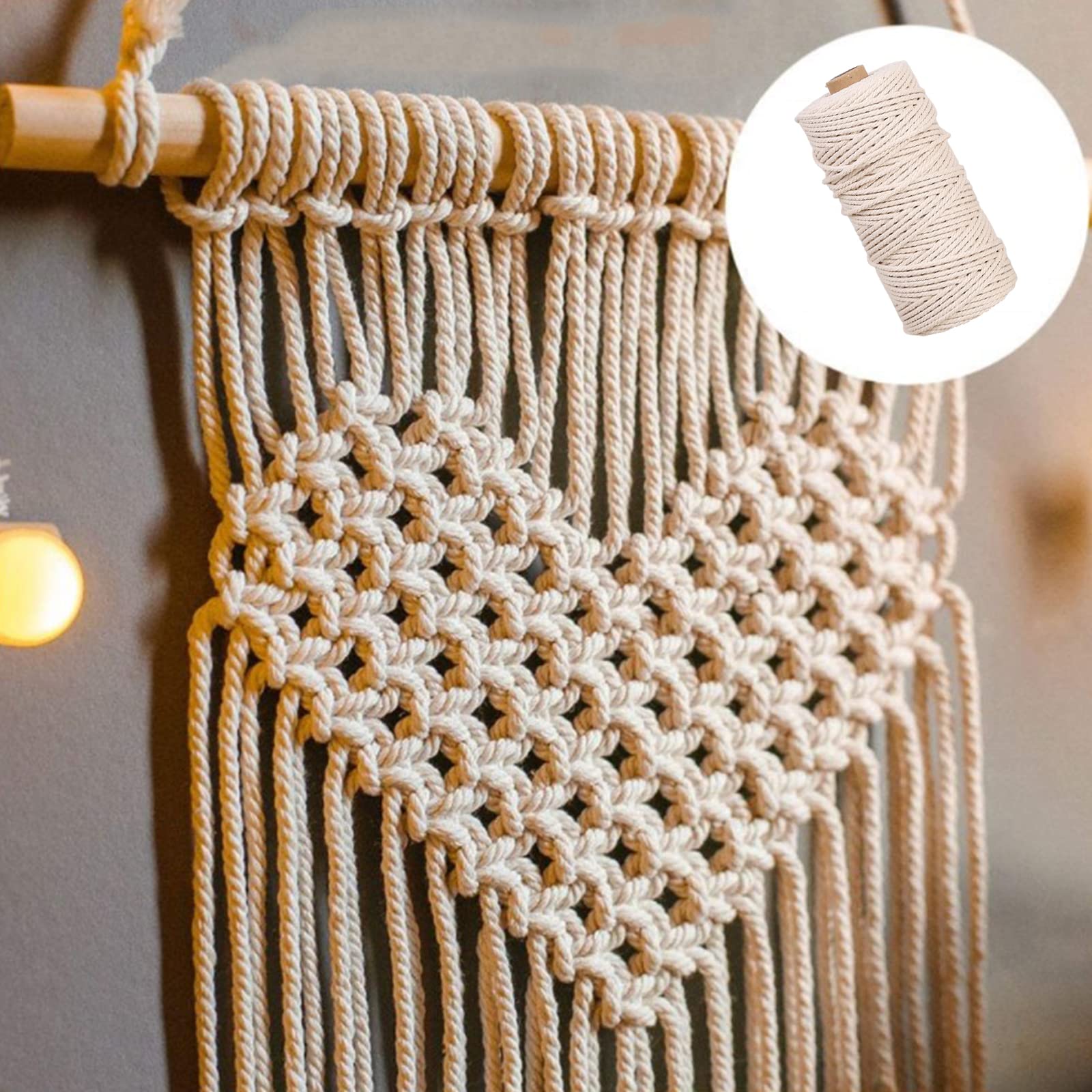 Fil Macramé Ficelle Cordelette Corde Macramé Corde Macramé Naturel